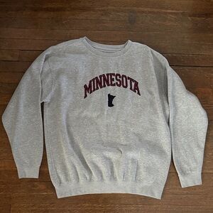 Minnesota Sweatshirt unisex gray